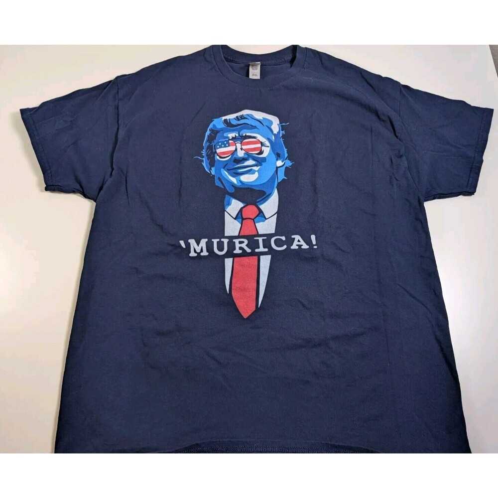 Donald Trump Murica Patriotic American USA T-Shirt Trump 2024 MAGA XL